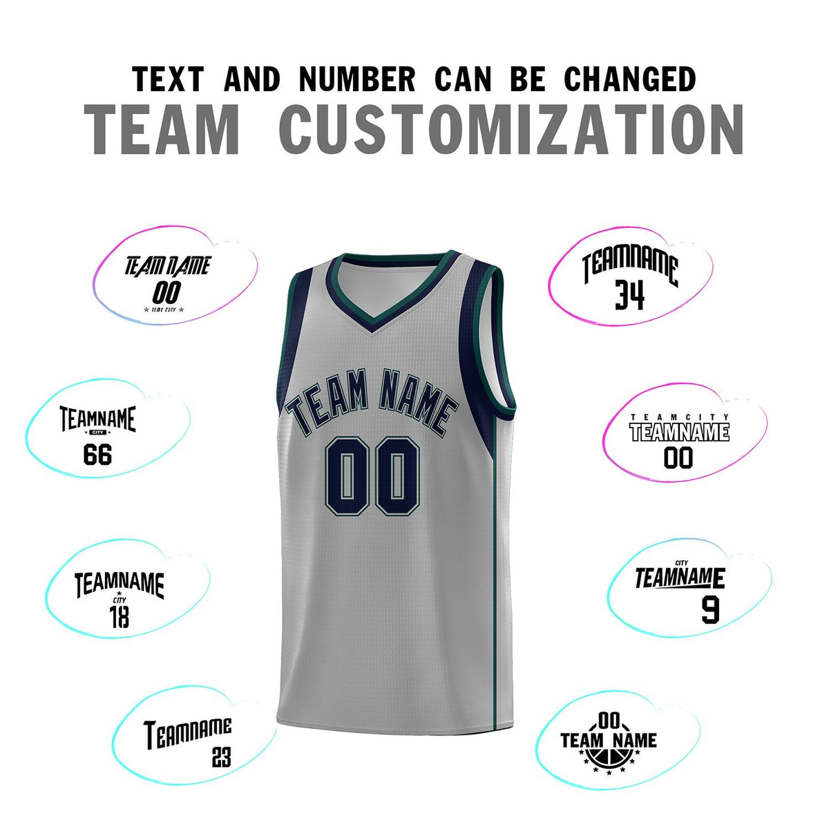Custom Neon Green Navy-White Side Two-Tone Classic Sports Uniform Basketball Jersey |KXKSHOP