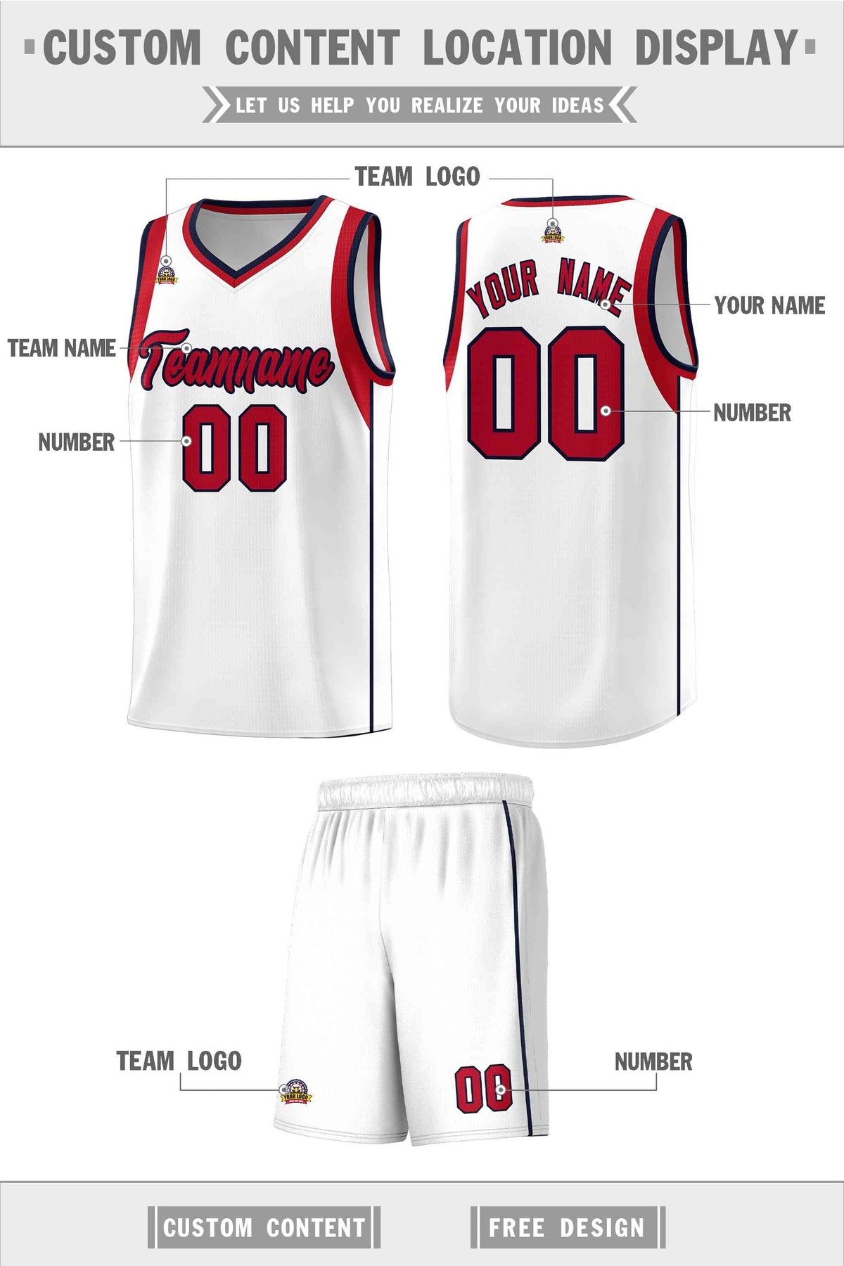 Custom Neon Green Navy-White Side Two-Tone Classic Sports Uniform Basketball Jersey |KXKSHOP