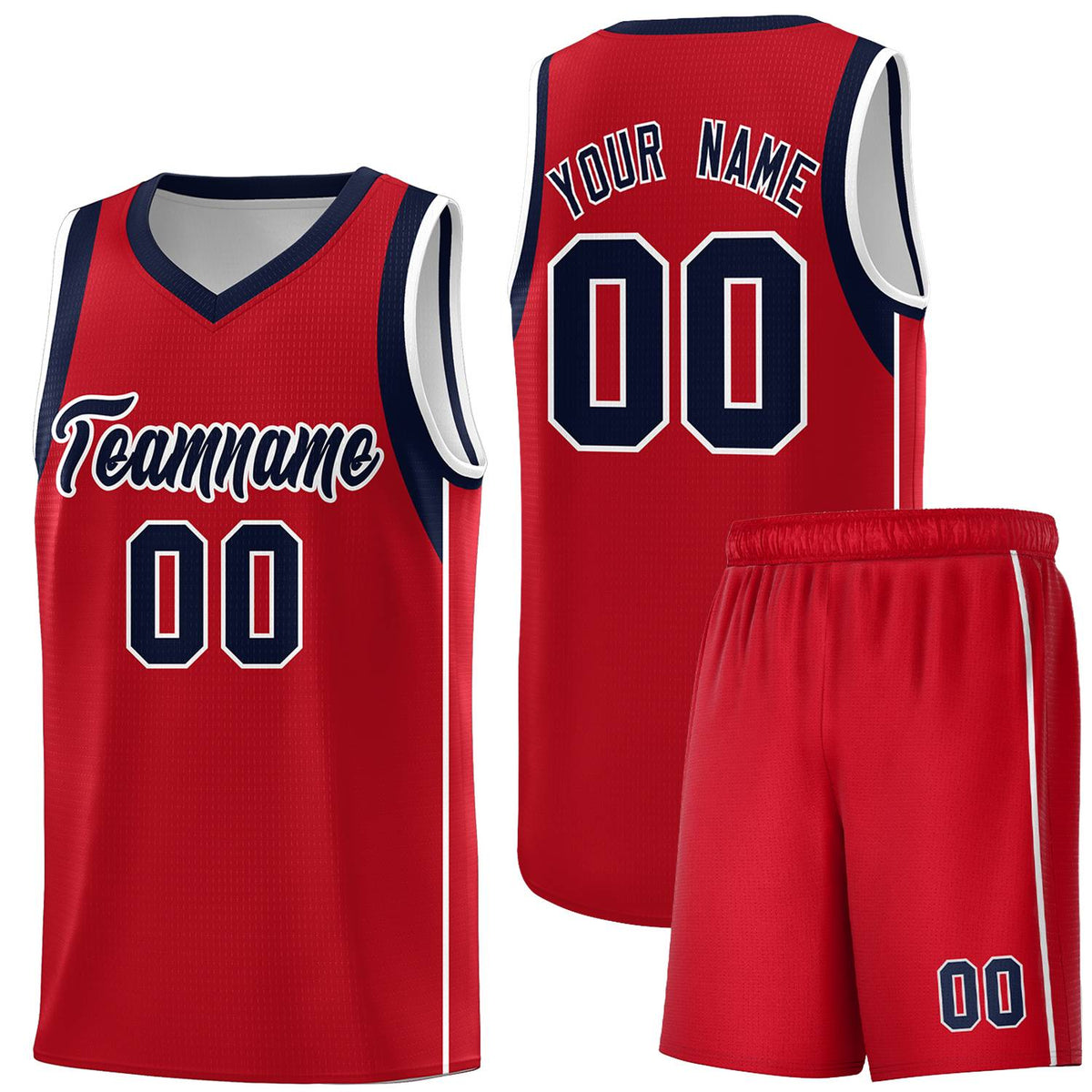 Custom Neon Green Navy-White Side Two-Tone Classic Sports Uniform Basketball Jersey |KXKSHOP
