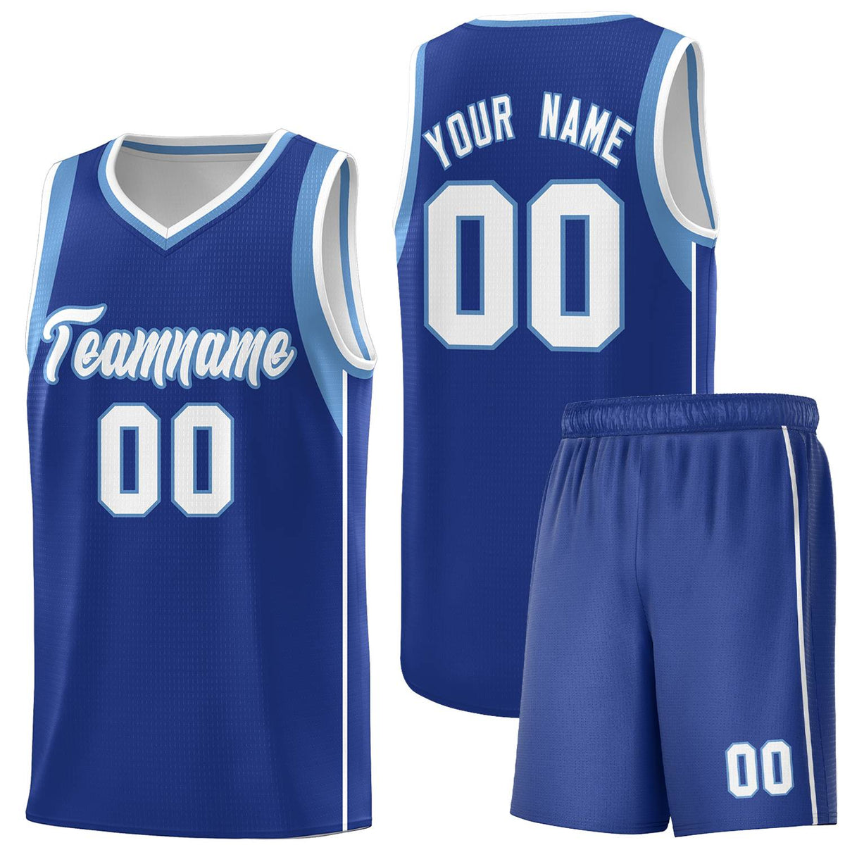 Custom Neon Green Navy-White Side Two-Tone Classic Sports Uniform Basketball Jersey |KXKSHOP