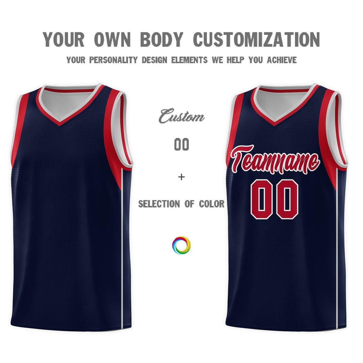 Custom Neon Green Navy-White Side Two-Tone Classic Sports Uniform Basketball Jersey |KXKSHOP