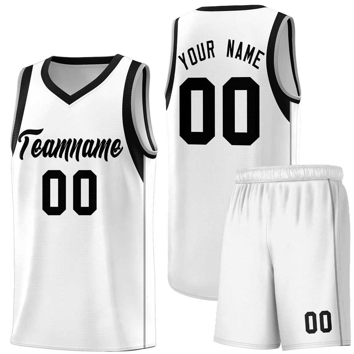 Custom Neon Green Navy-White Side Two-Tone Classic Sports Uniform Basketball Jersey |KXKSHOP
