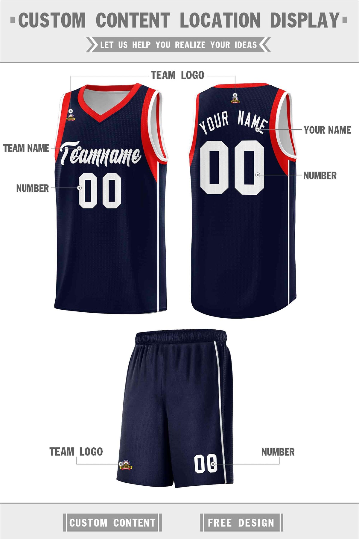 Custom Neon Green Navy-White Side Two-Tone Classic Sports Uniform Basketball Jersey |KXKSHOP