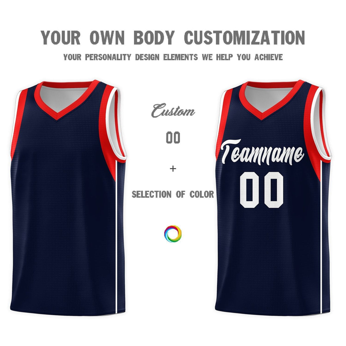 Custom Neon Green Navy-White Side Two-Tone Classic Sports Uniform Basketball Jersey |KXKSHOP