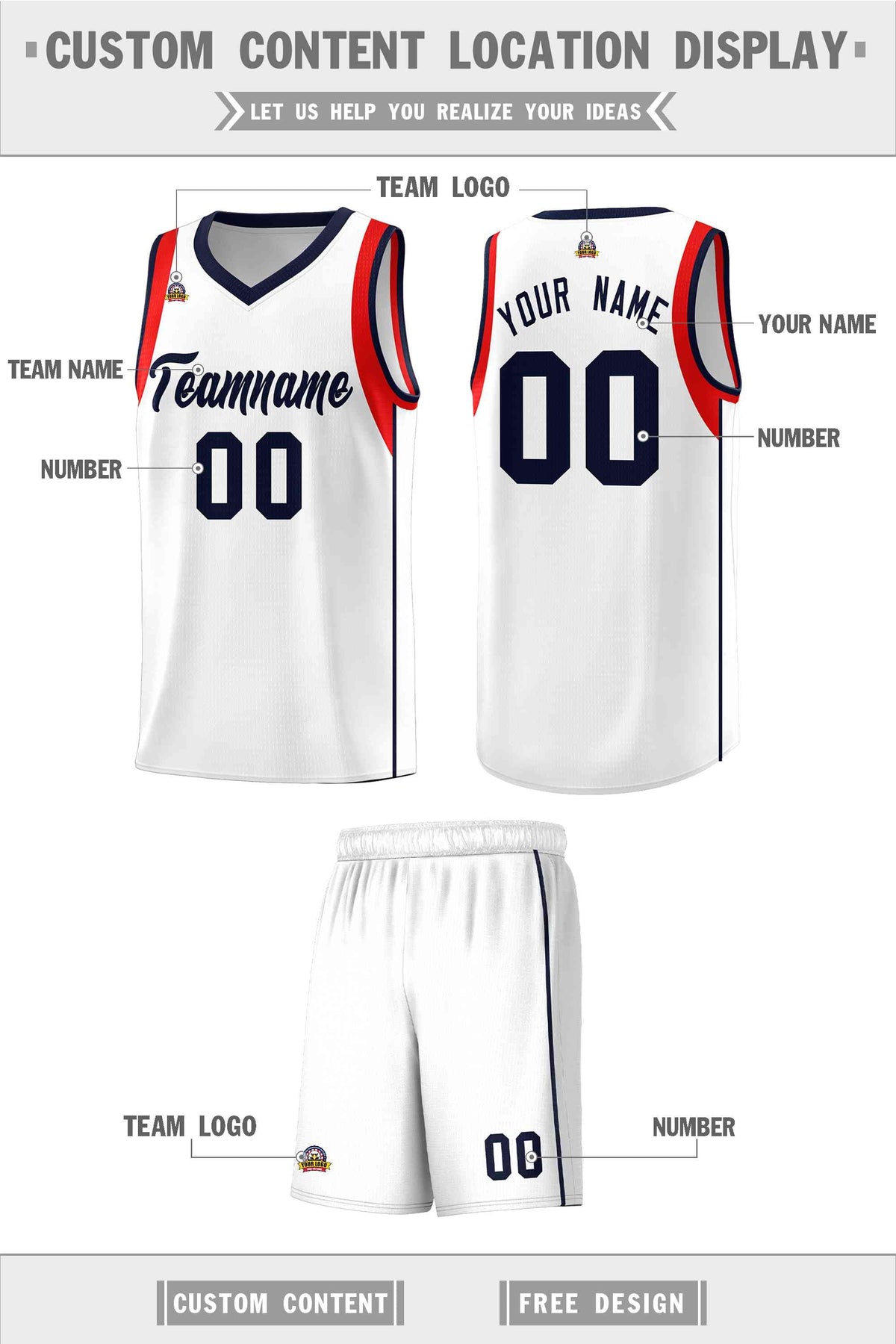 Custom Neon Green Navy-White Side Two-Tone Classic Sports Uniform Basketball Jersey |KXKSHOP