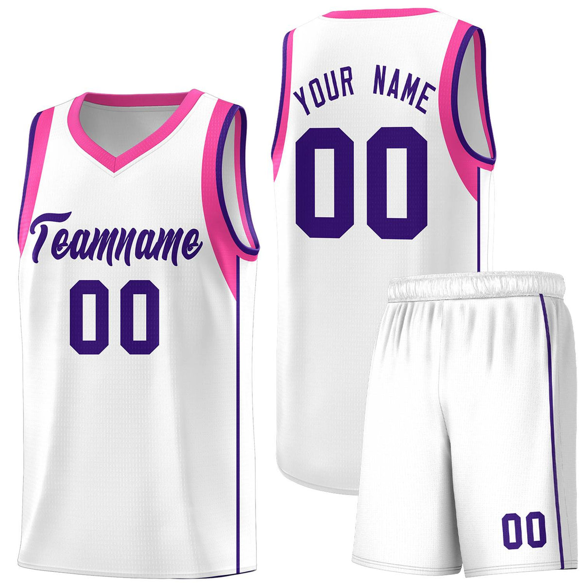 Custom Neon Green Navy-White Side Two-Tone Classic Sports Uniform Basketball Jersey |KXKSHOP