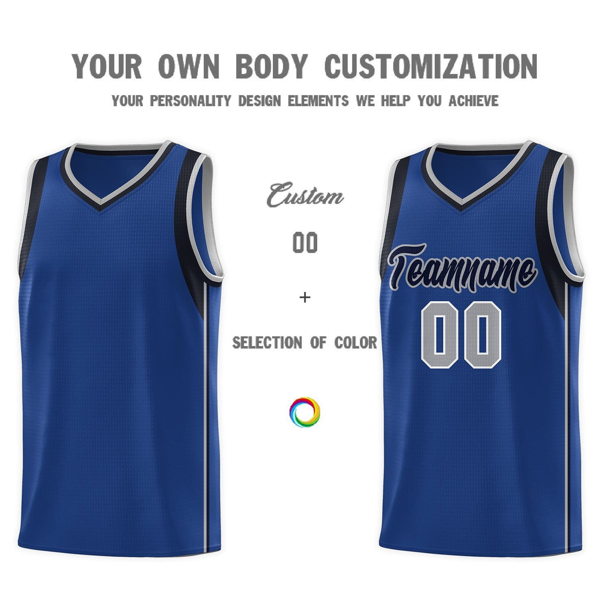 Custom Neon Green Navy-White Side Two-Tone Classic Sports Uniform Basketball Jersey |KXKSHOP