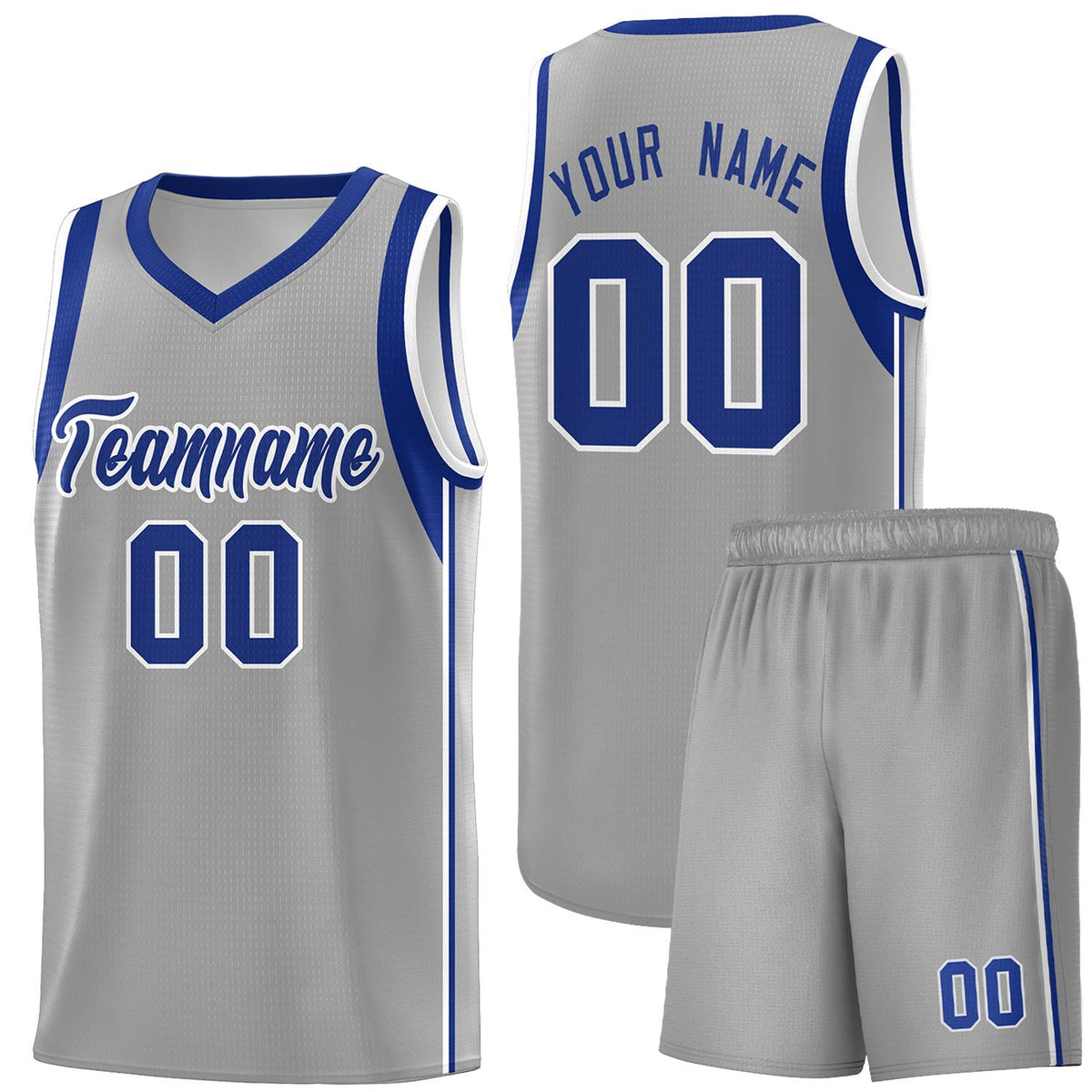 Custom Neon Green Navy-White Side Two-Tone Classic Sports Uniform Basketball Jersey |KXKSHOP