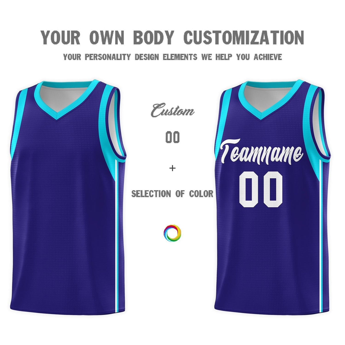Custom Neon Green Navy-White Side Two-Tone Classic Sports Uniform Basketball Jersey |KXKSHOP