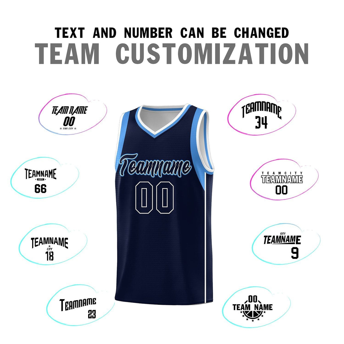 Custom Neon Green Navy-White Side Two-Tone Classic Sports Uniform Basketball Jersey |KXKSHOP