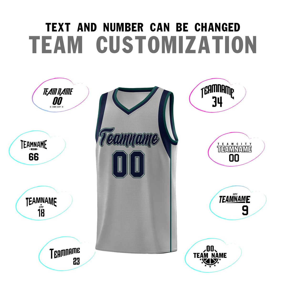 Custom Neon Green Navy-White Side Two-Tone Classic Sports Uniform Basketball Jersey |KXKSHOP