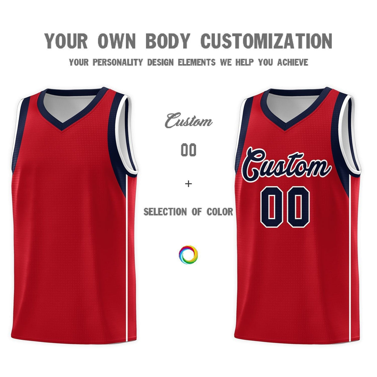 Custom Neon Green Navy-White Side Two-Tone Classic Sports Uniform Basketball Jersey |KXKSHOP