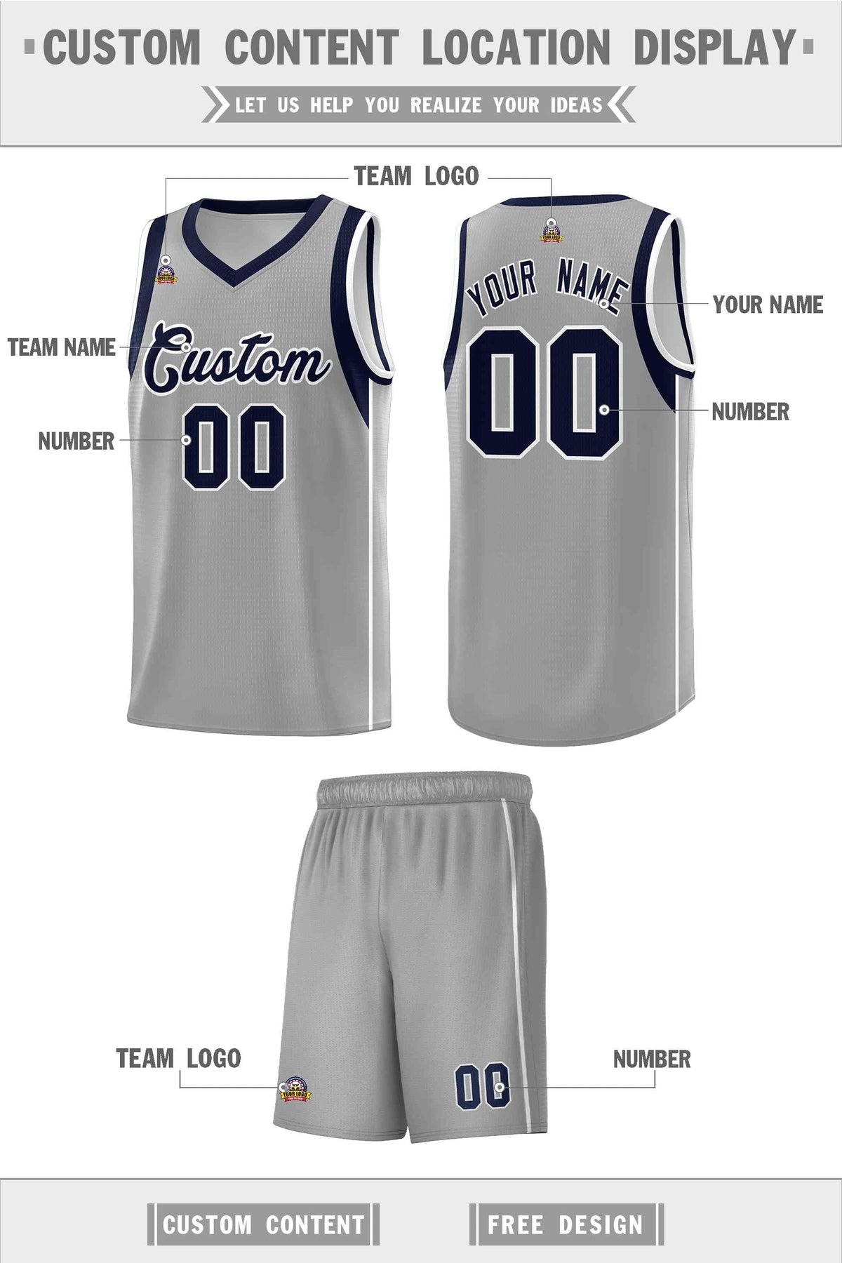 Custom Neon Green Navy-White Side Two-Tone Classic Sports Uniform Basketball Jersey |KXKSHOP