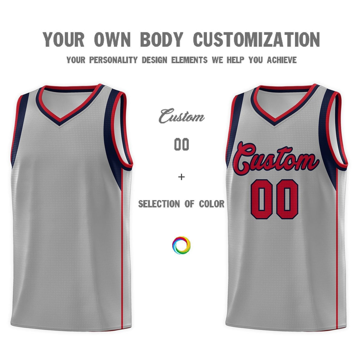 Custom Neon Green Navy-White Side Two-Tone Classic Sports Uniform Basketball Jersey |KXKSHOP