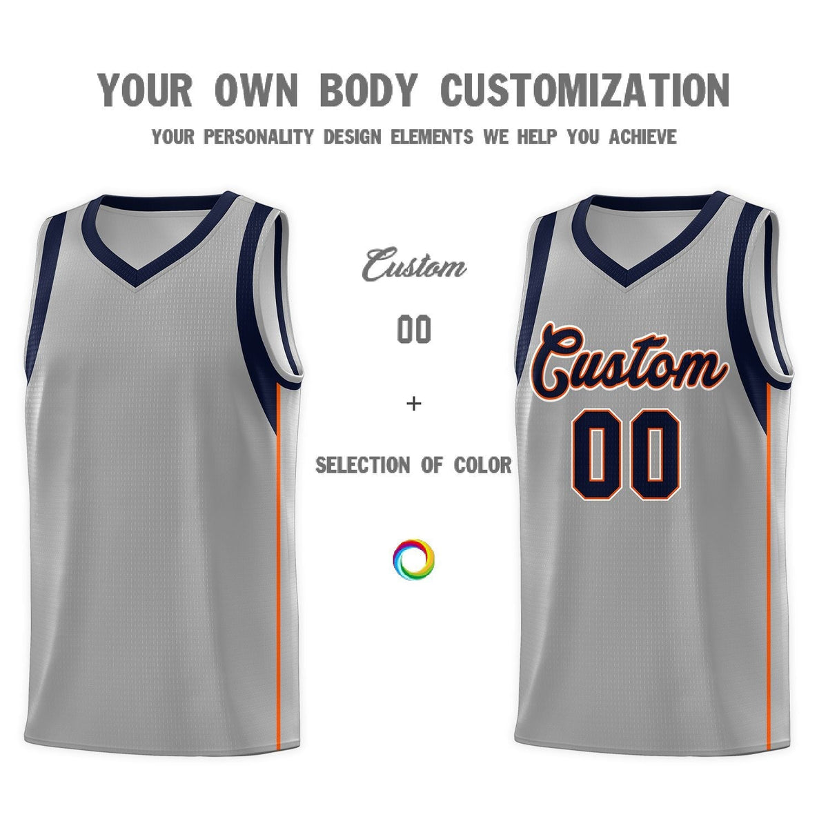 Custom Neon Green Navy-White Side Two-Tone Classic Sports Uniform Basketball Jersey |KXKSHOP