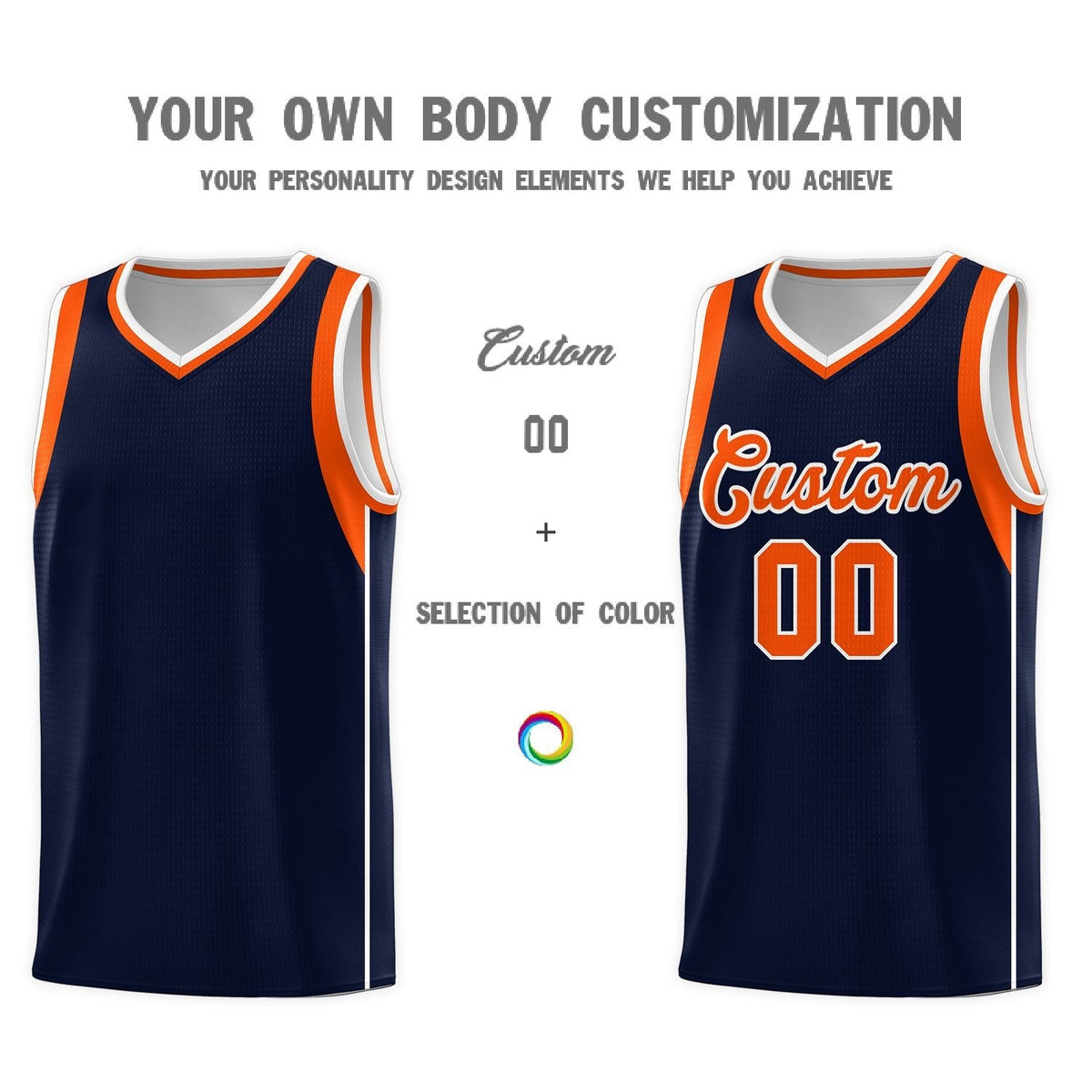 Custom Neon Green Navy-White Side Two-Tone Classic Sports Uniform Basketball Jersey |KXKSHOP