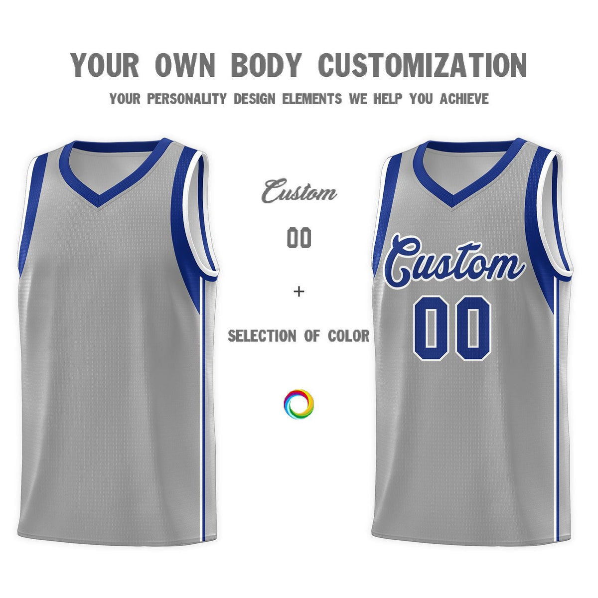 Custom Neon Green Navy-White Side Two-Tone Classic Sports Uniform Basketball Jersey |KXKSHOP