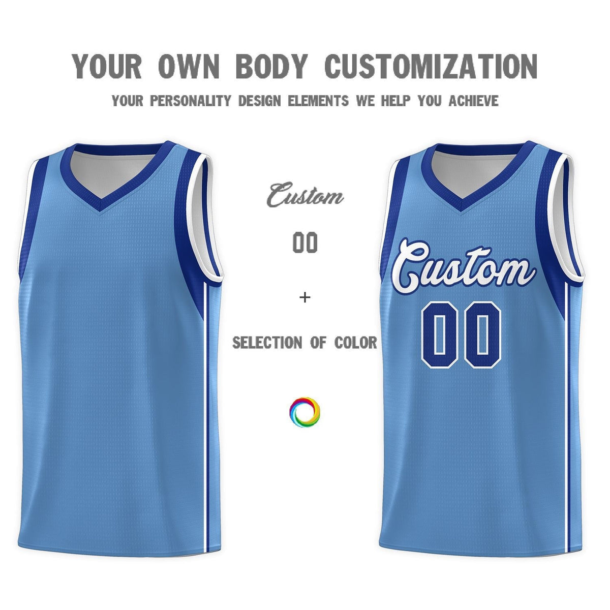 Custom Neon Green Navy-White Side Two-Tone Classic Sports Uniform Basketball Jersey |KXKSHOP