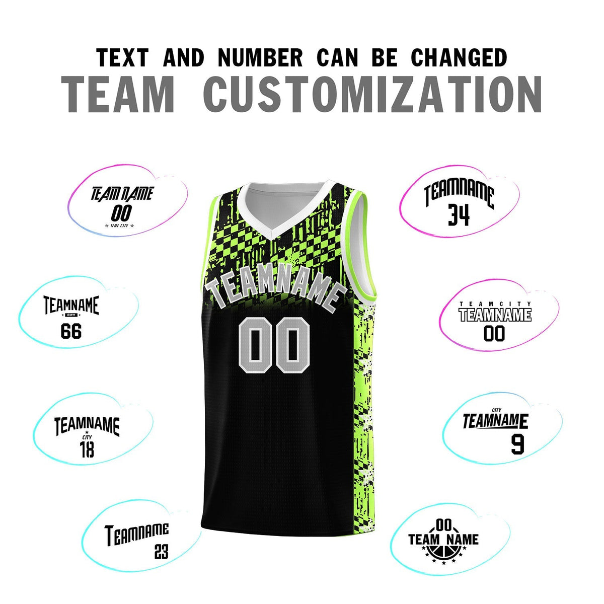Custom Black Mosaic Stars Pattern Sports Uniform Basketball Jersey|KXKSHOP