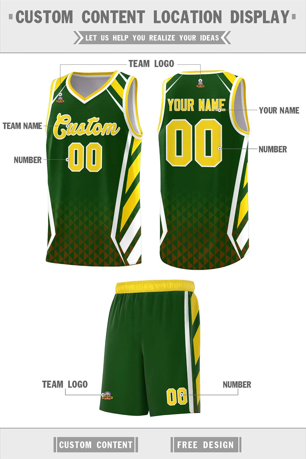 Custom Neon Green Navy-White Side Two-Tone Classic Sports Uniform Basketball Jersey |KXKSHOP