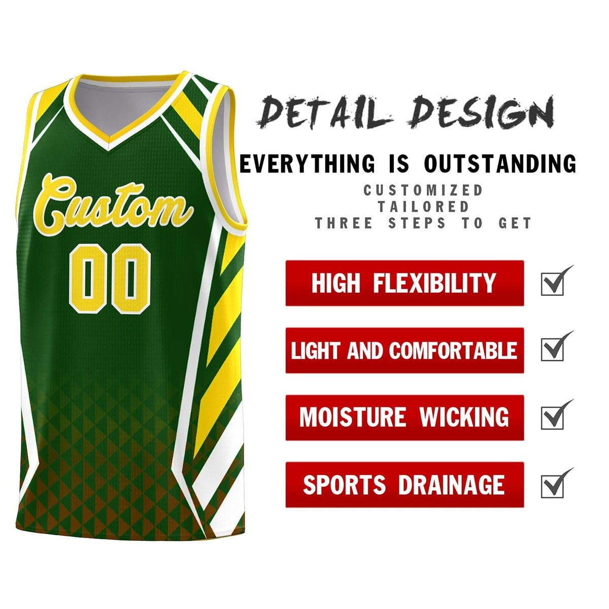 Custom Neon Green Navy-White Side Two-Tone Classic Sports Uniform Basketball Jersey |KXKSHOP
