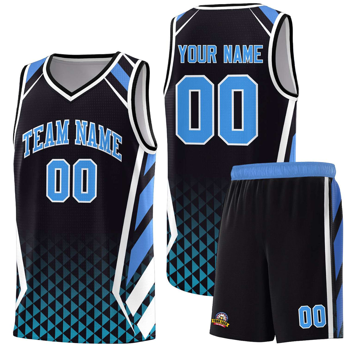 Custom Neon Green Navy-White Side Two-Tone Classic Sports Uniform Basketball Jersey |KXKSHOP