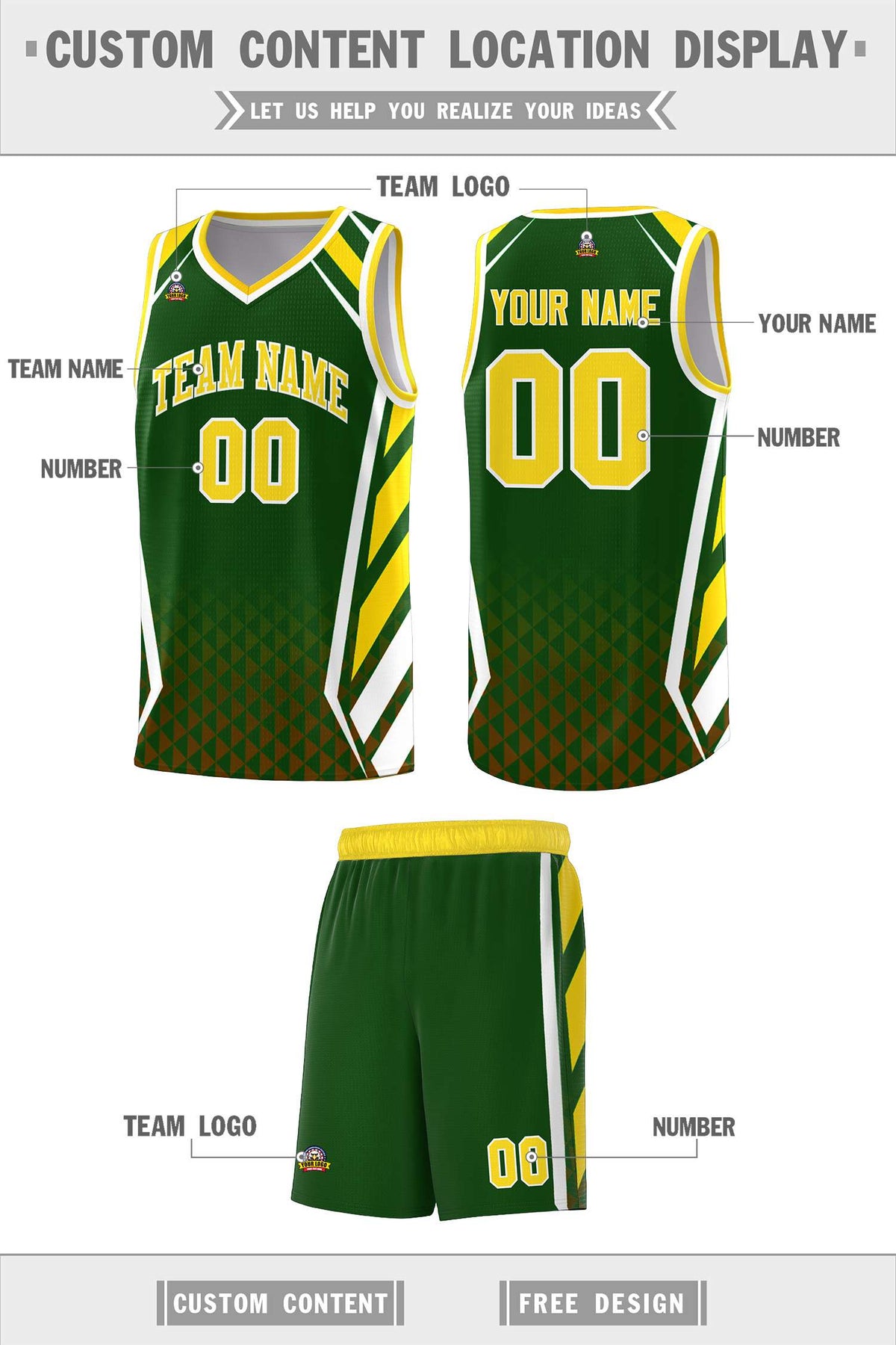 Custom Neon Green Navy-White Side Two-Tone Classic Sports Uniform Basketball Jersey |KXKSHOP