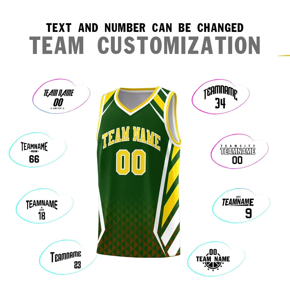 Custom Neon Green Navy-White Side Two-Tone Classic Sports Uniform Basketball Jersey |KXKSHOP