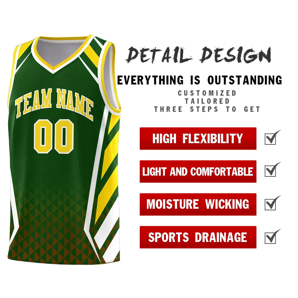 Custom Neon Green Navy-White Side Two-Tone Classic Sports Uniform Basketball Jersey |KXKSHOP