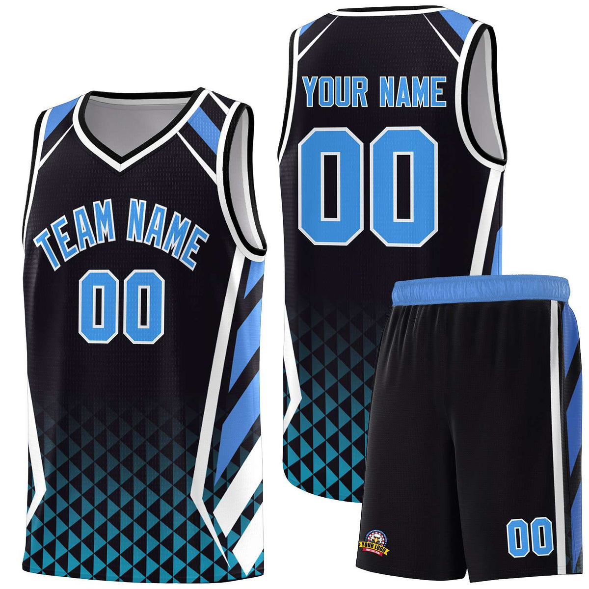 Custom Neon Green Navy-White Side Two-Tone Classic Sports Uniform Basketball Jersey |KXKSHOP