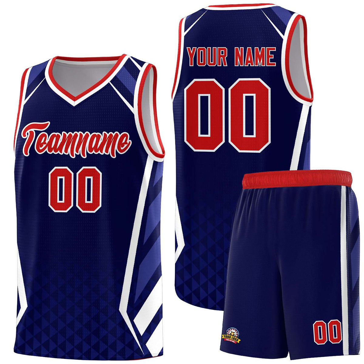 Custom Neon Green Navy-White Side Two-Tone Classic Sports Uniform Basketball Jersey |KXKSHOP
