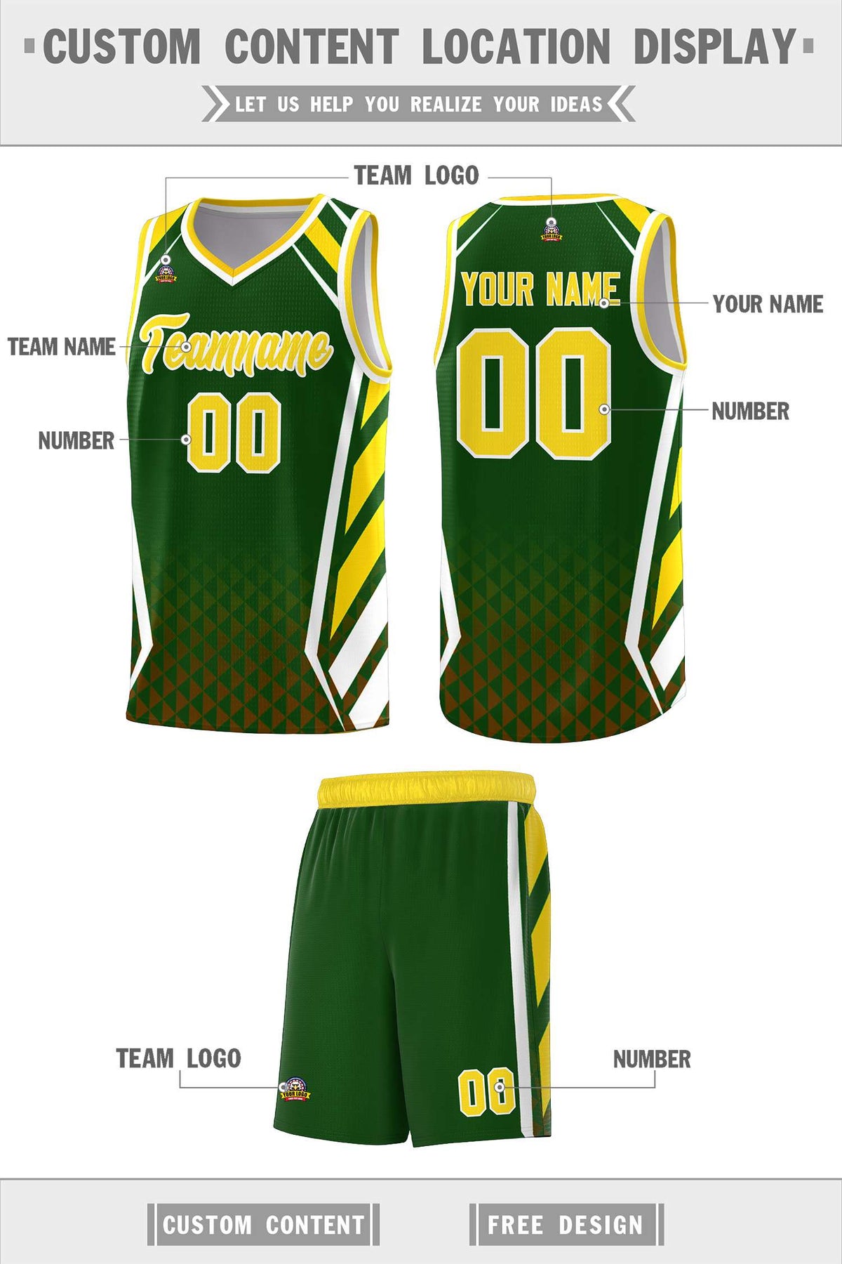 Custom Neon Green Navy-White Side Two-Tone Classic Sports Uniform Basketball Jersey |KXKSHOP
