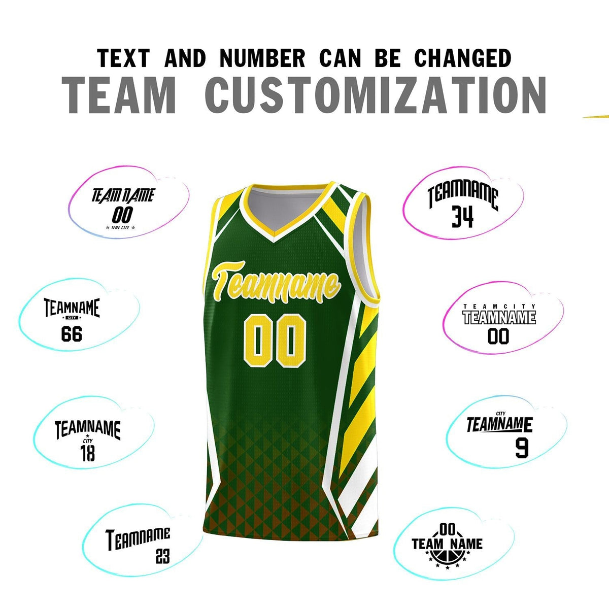 Custom Neon Green Navy-White Side Two-Tone Classic Sports Uniform Basketball Jersey |KXKSHOP