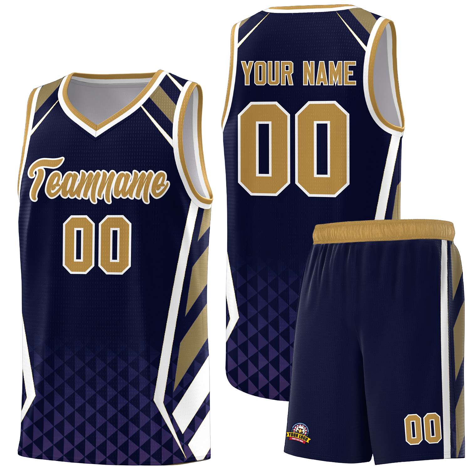 Custom Neon Green Navy-White Side Two-Tone Classic Sports Uniform Basketball Jersey |KXKSHOP