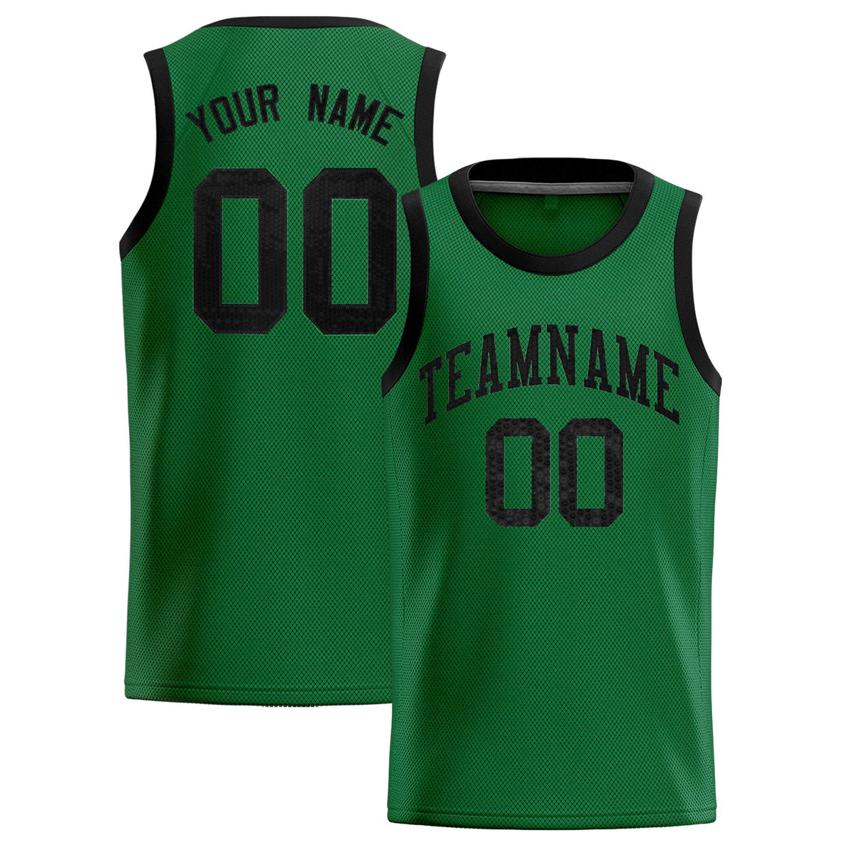 Custom Kelly Green Sequined Tops Athletic Basketball Jersey|KXKSHOP