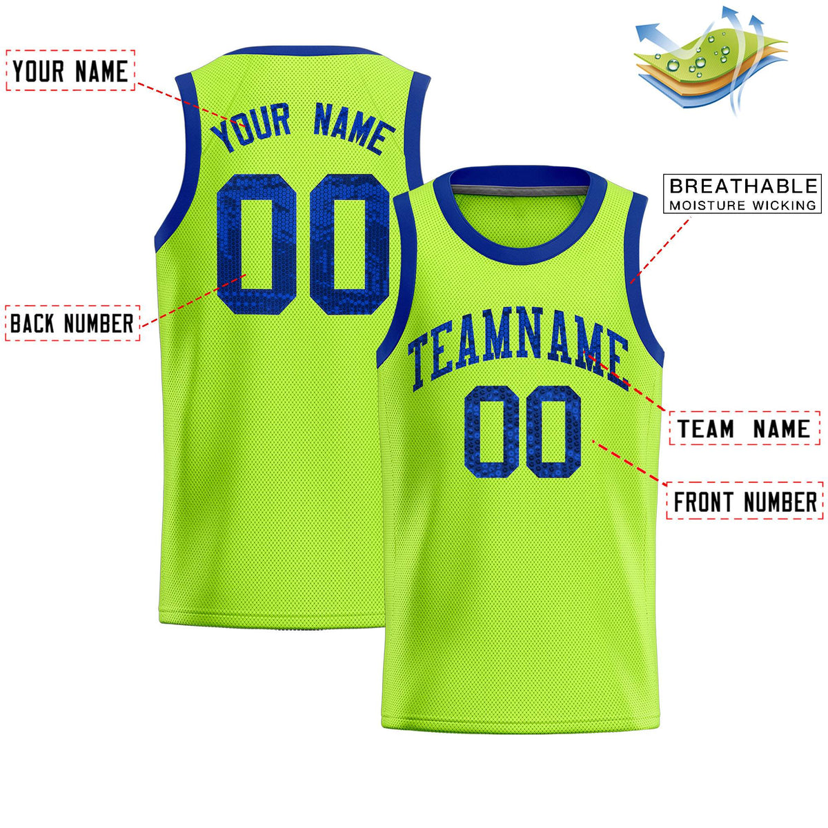 Custom Kelly Green Sequined Tops Athletic Basketball Jersey|KXKSHOP