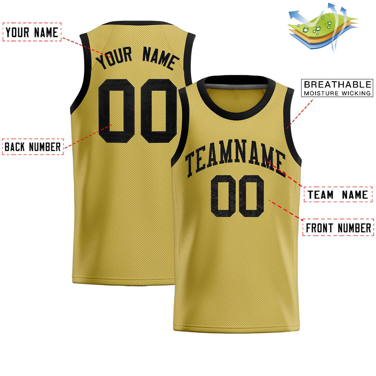Custom Old Gold Sequined Tops Athletic Basketball Jersey|KXKSHOP