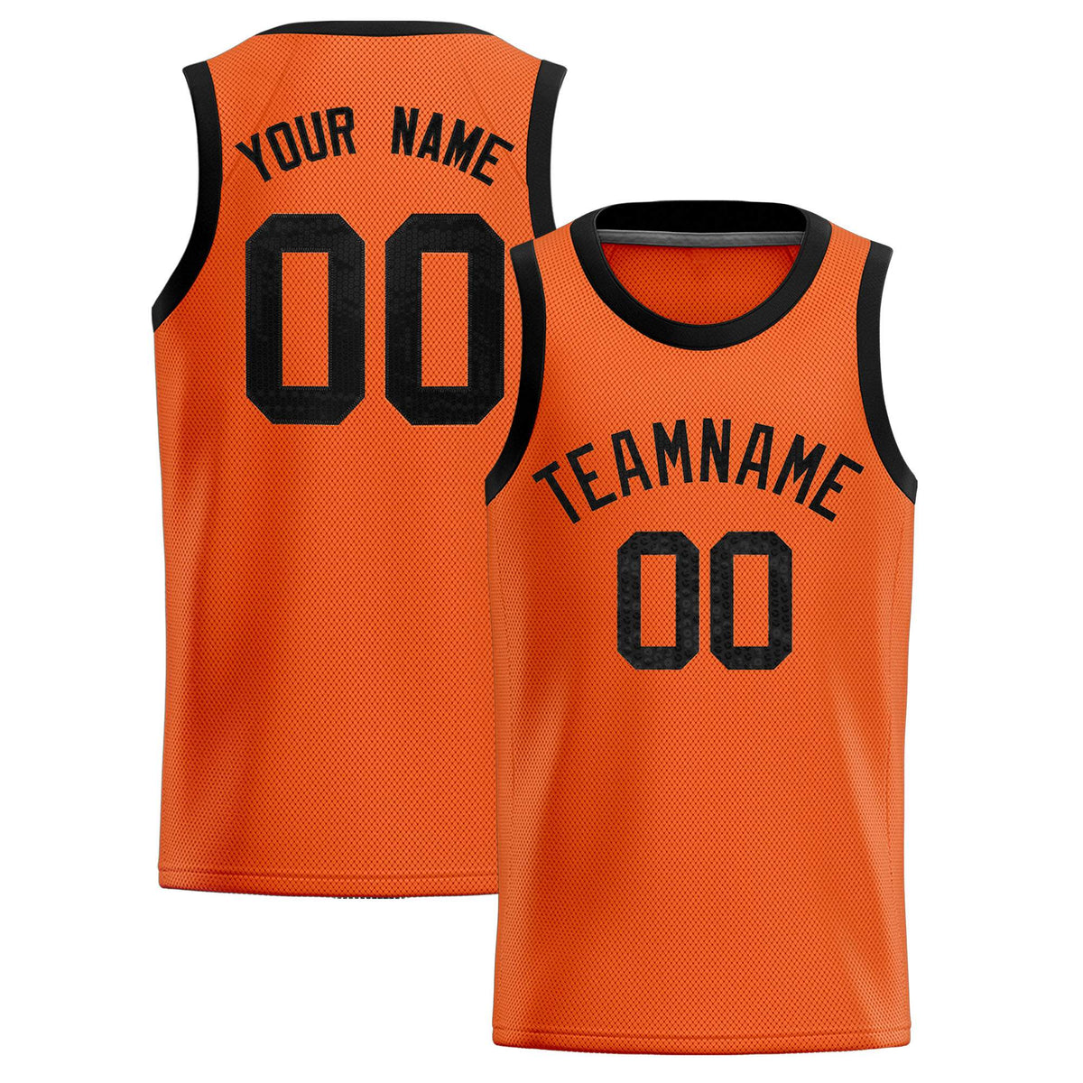 Custom Orange Sequined Tops Athletic Basketball Jersey|KXKSHOP
