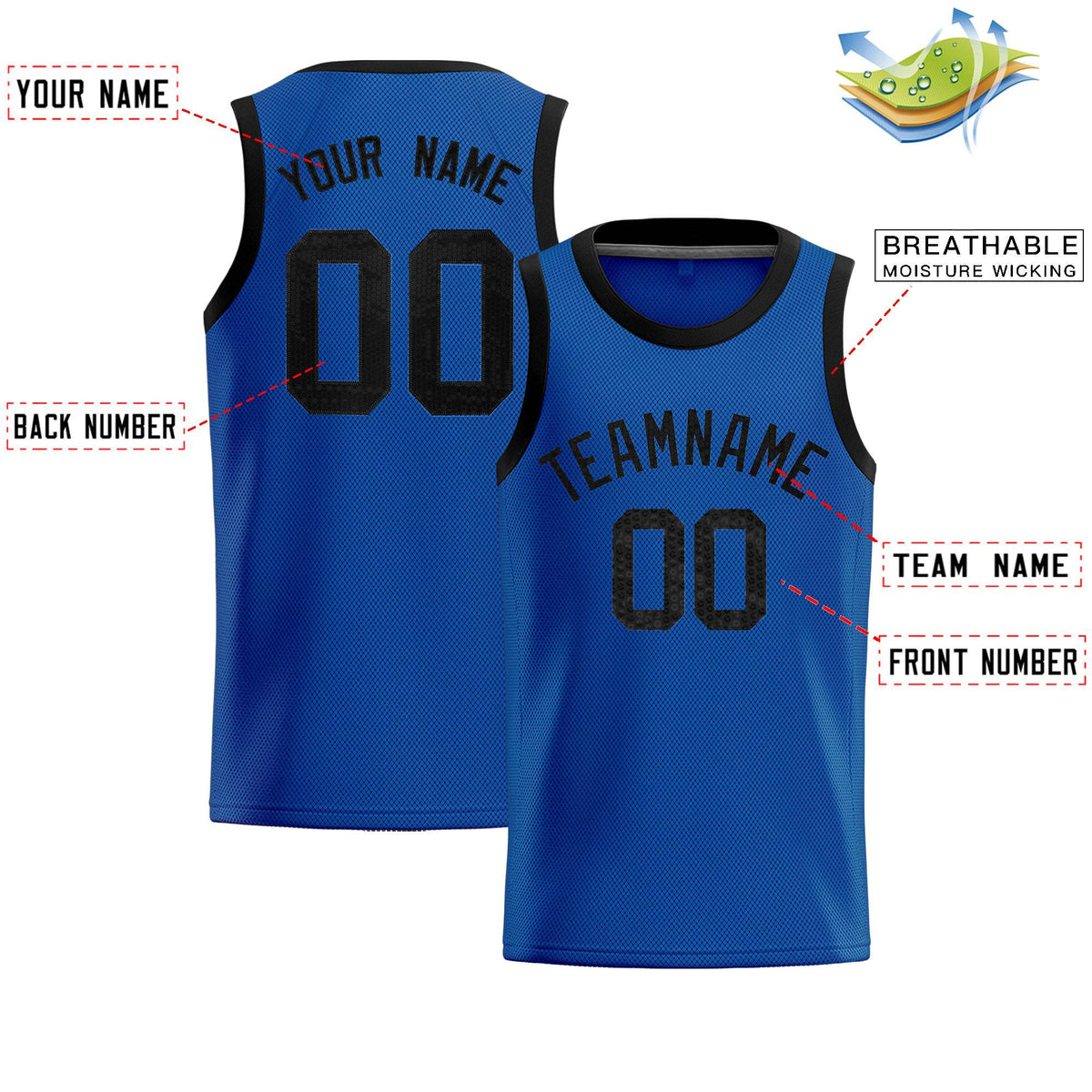 Custom Royal Sequined Tops Athletic Basketball Jersey|KXKSHOP