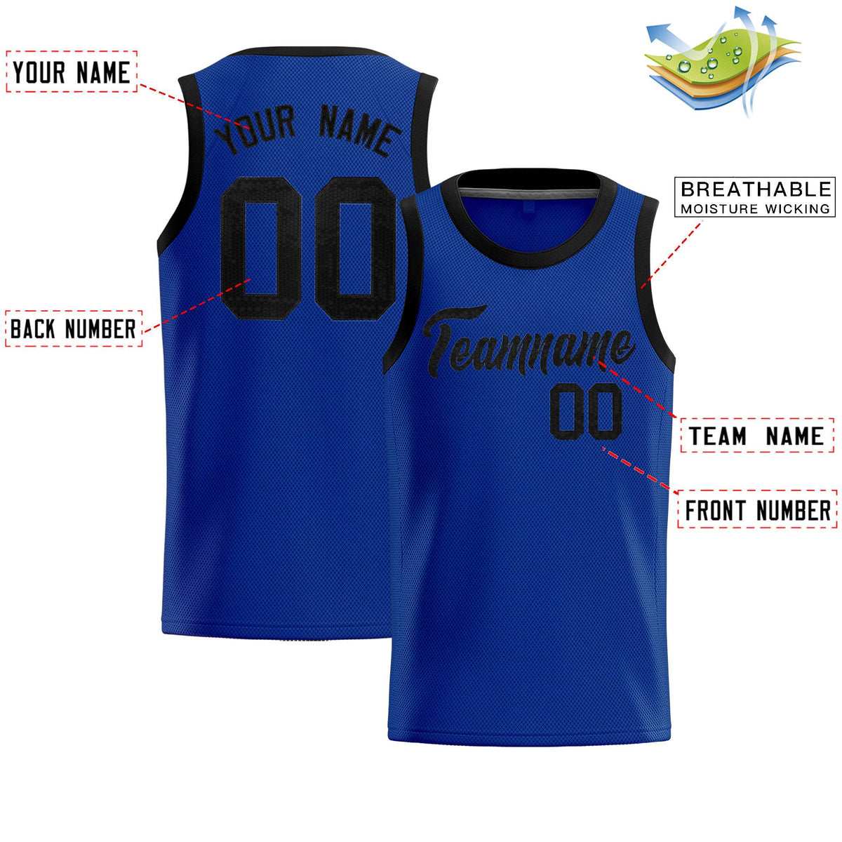Custom Royal Sequined Tops Athletic Basketball Jersey|KXKSHOP
