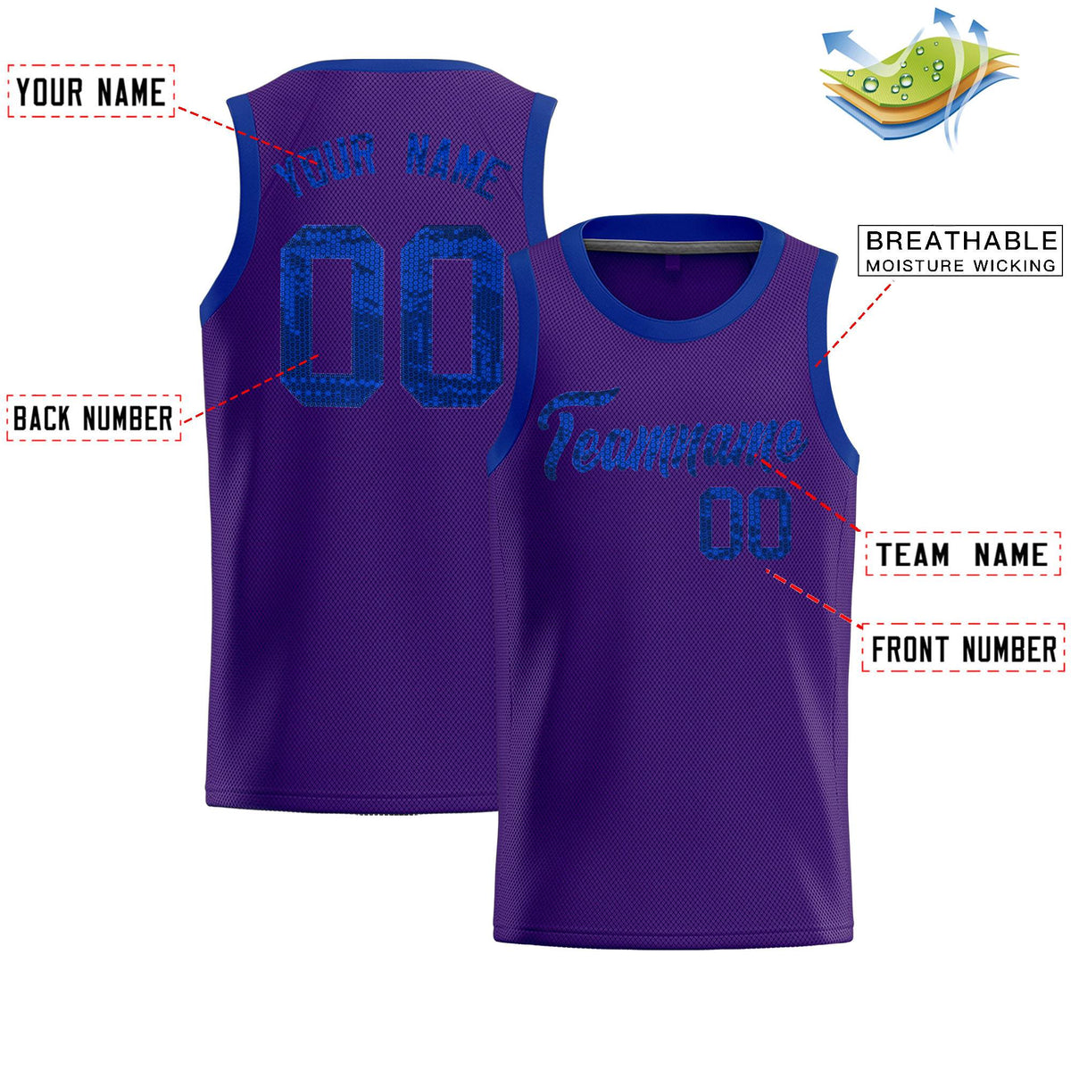 Custom Purple Sequined Tops Athletic Basketball Jersey|KXKSHOP