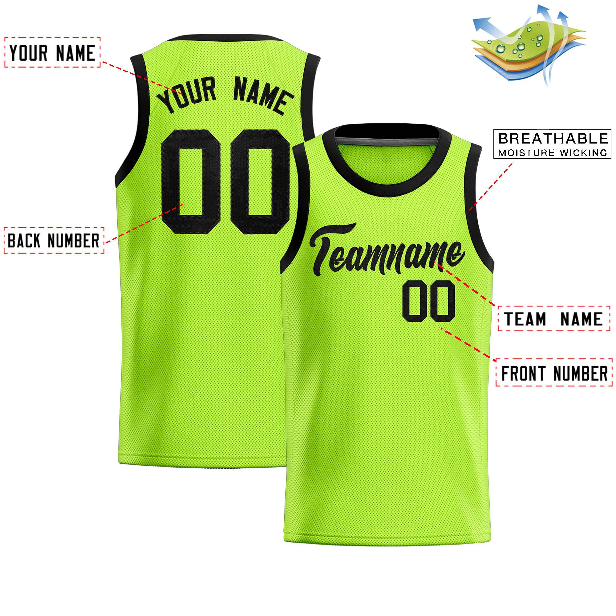 Custom Kelly Green Sequined Tops Athletic Basketball Jersey|KXKSHOP