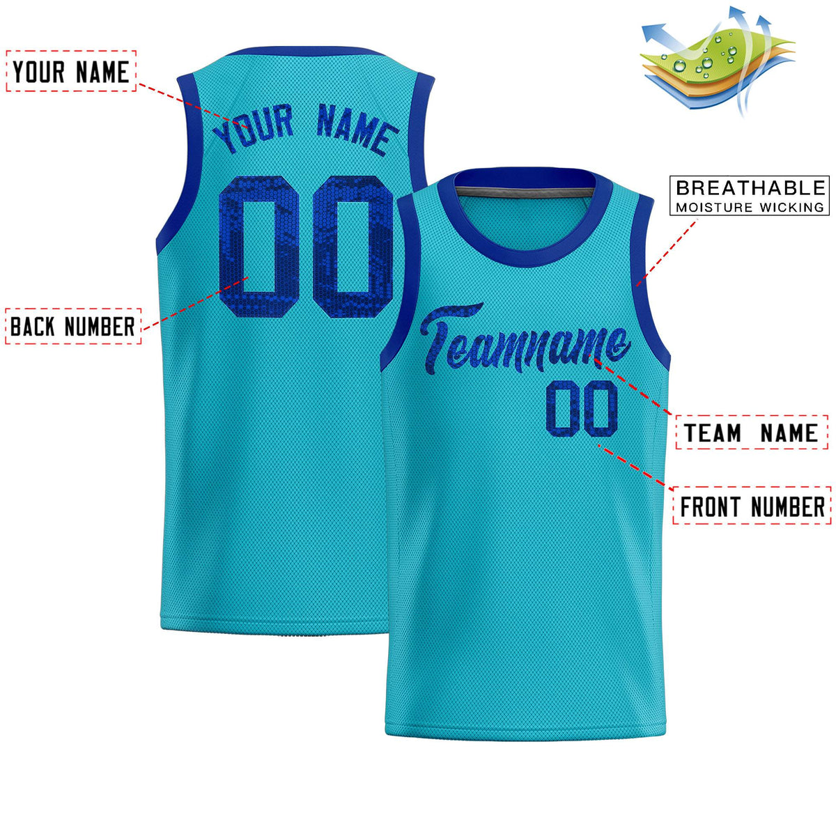 Custom Sky Blue Sequined Tops Athletic Basketball Jersey|KXKSHOP