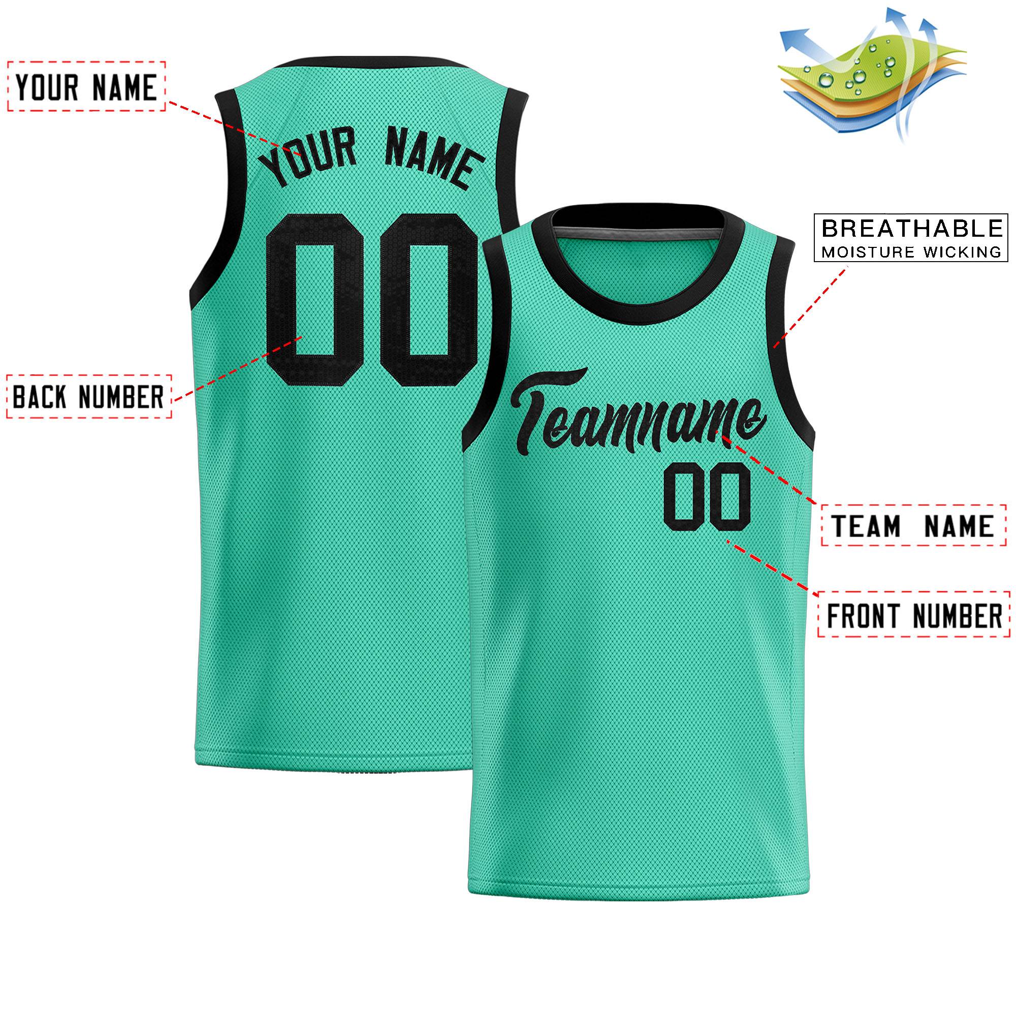 Custom Bright Green Sequined Tops Athletic Basketball Jersey|KXKSHOP