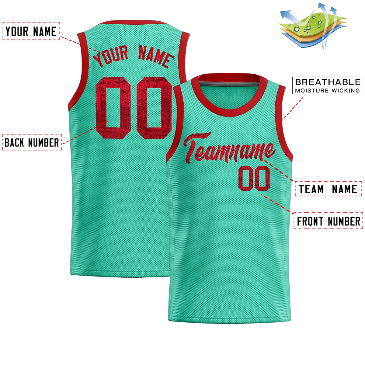 Custom Bright Green Sequined Tops Athletic Basketball Jersey|KXKSHOP