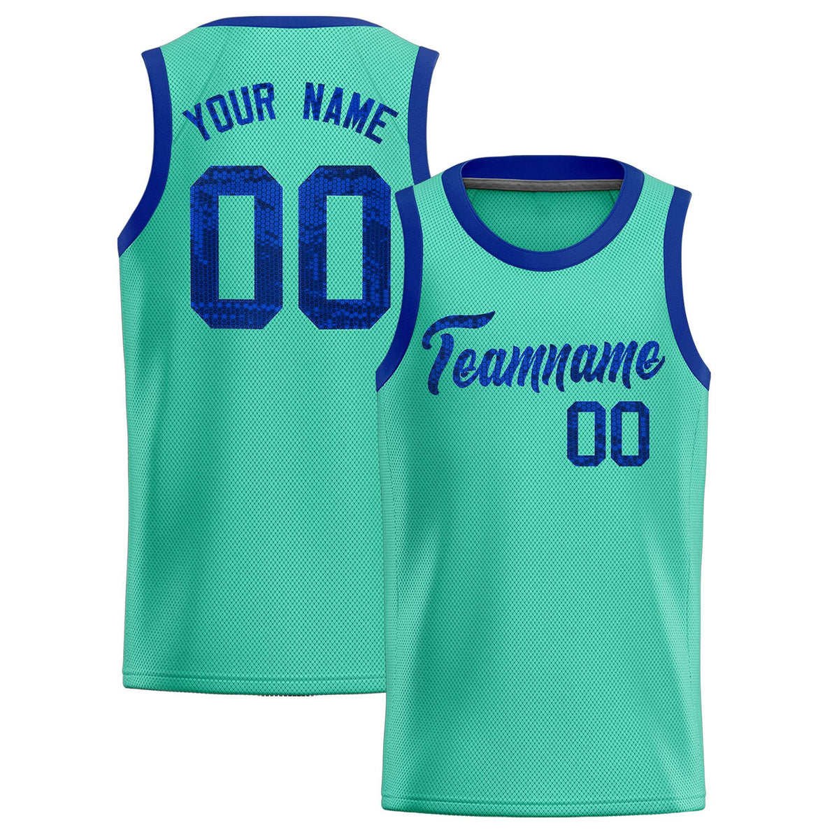 Custom Bright Green Sequined Tops Athletic Basketball Jersey|KXKSHOP