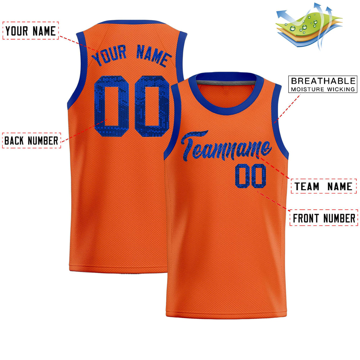 Custom Orange Sequined Tops Athletic Basketball Jersey|KXKSHOP