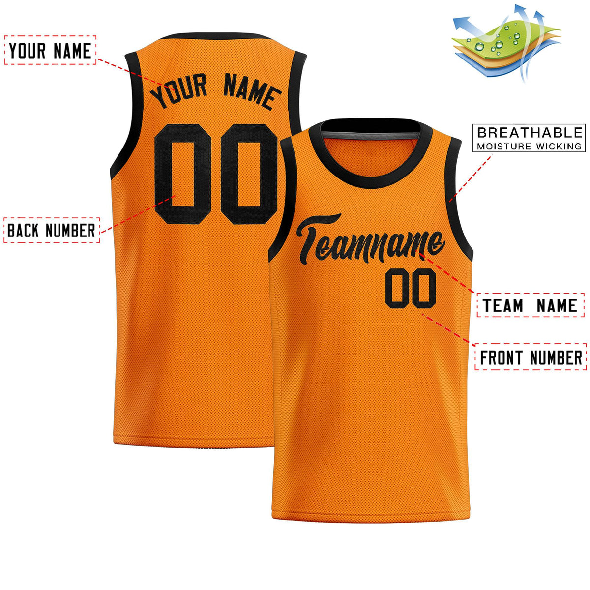Custom Orange Sequined Tops Athletic Basketball Jersey|KXKSHOP