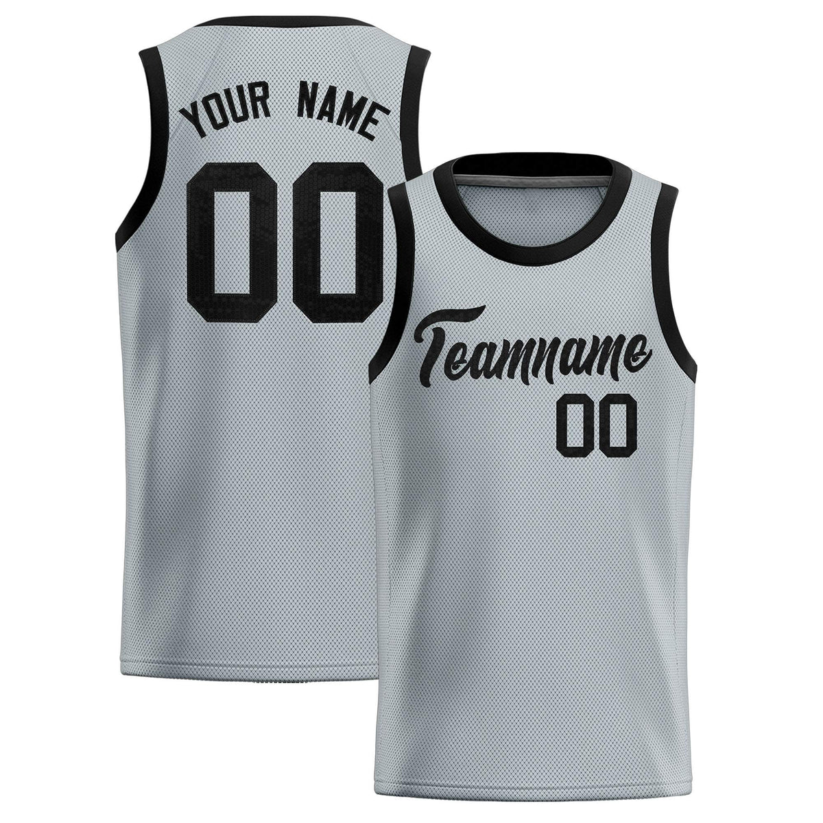 Custom Silver Sequined Tops Athletic Basketball Jersey|KXKSHOP