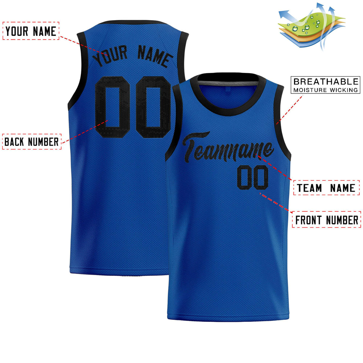 Custom Royal Sequined Tops Athletic Basketball Jersey|KXKSHOP